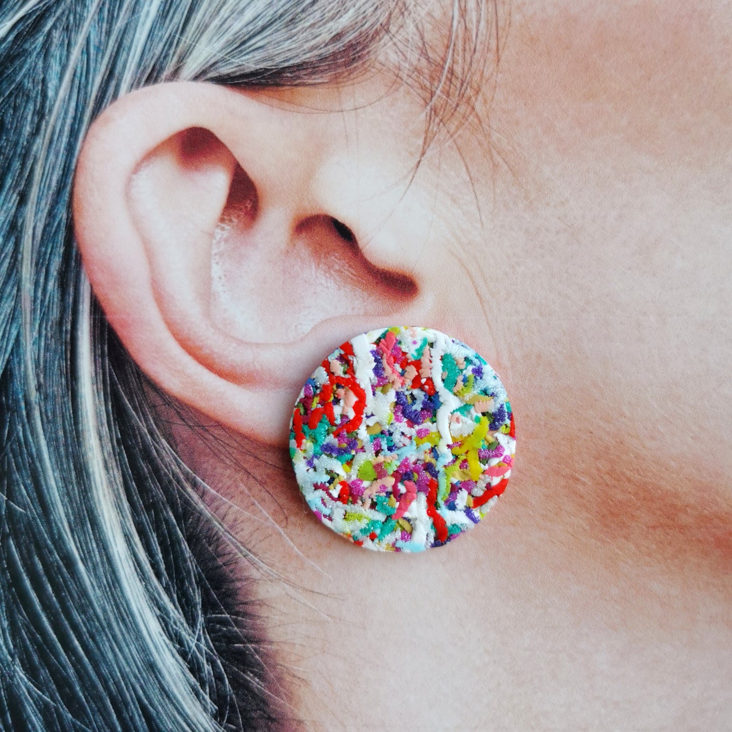 Sprinkle maxi stud