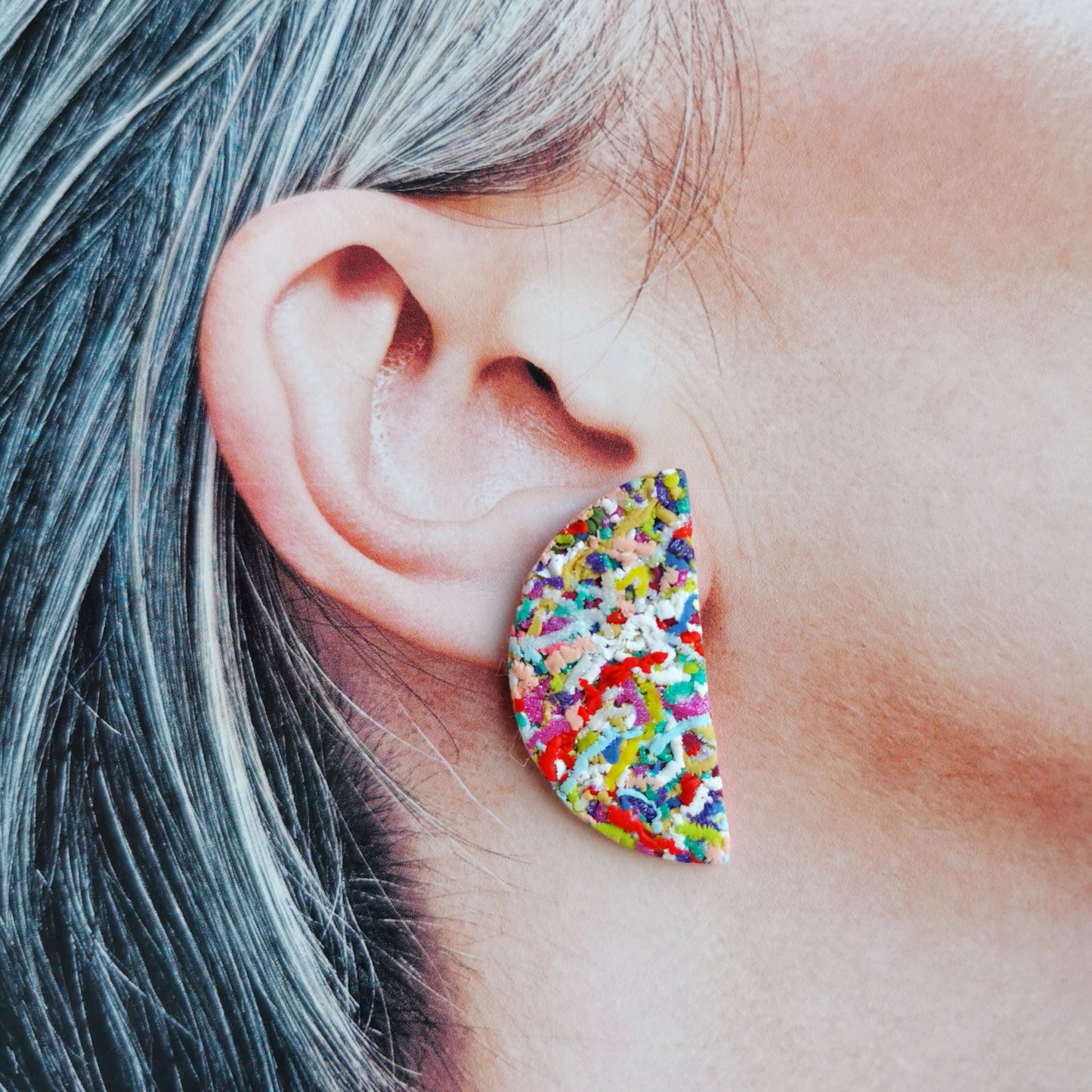 Sprinkle maxi stud