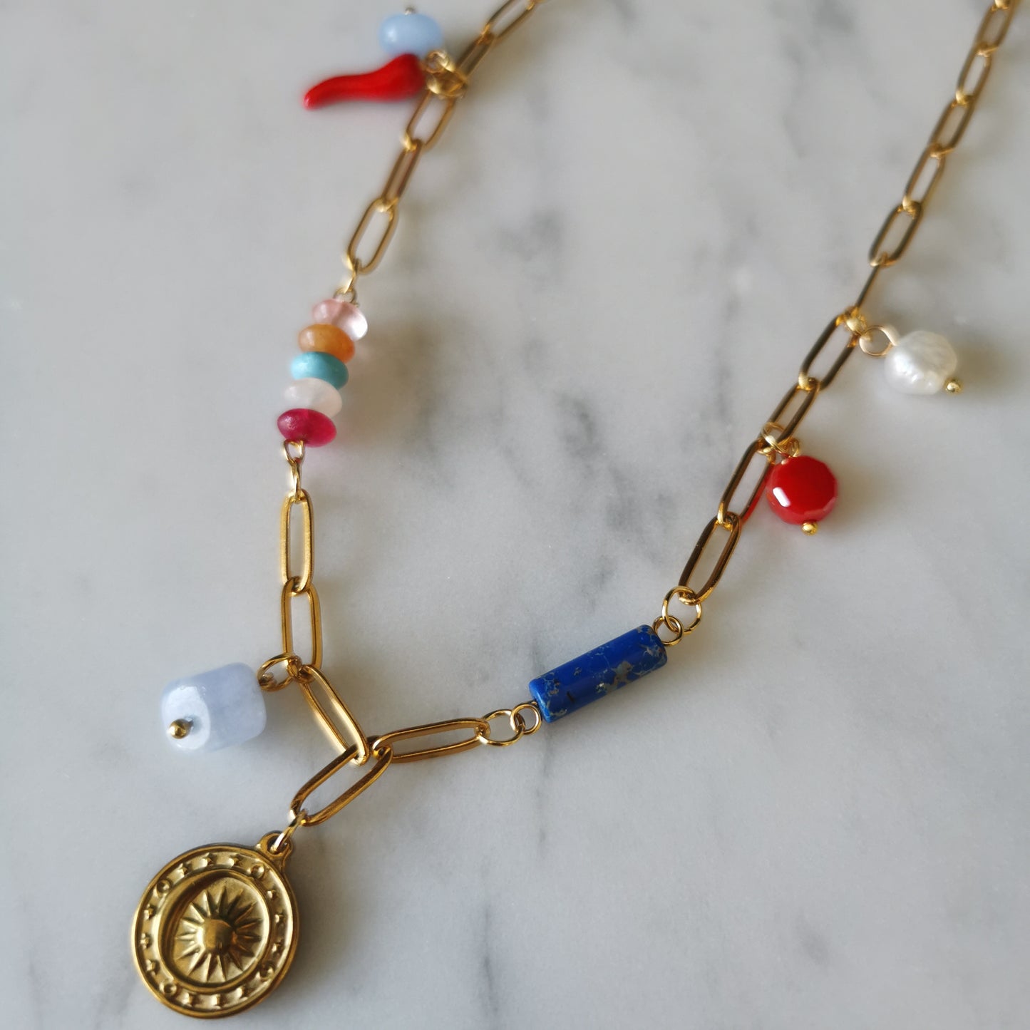 'Sunbeam' korte bedelketting