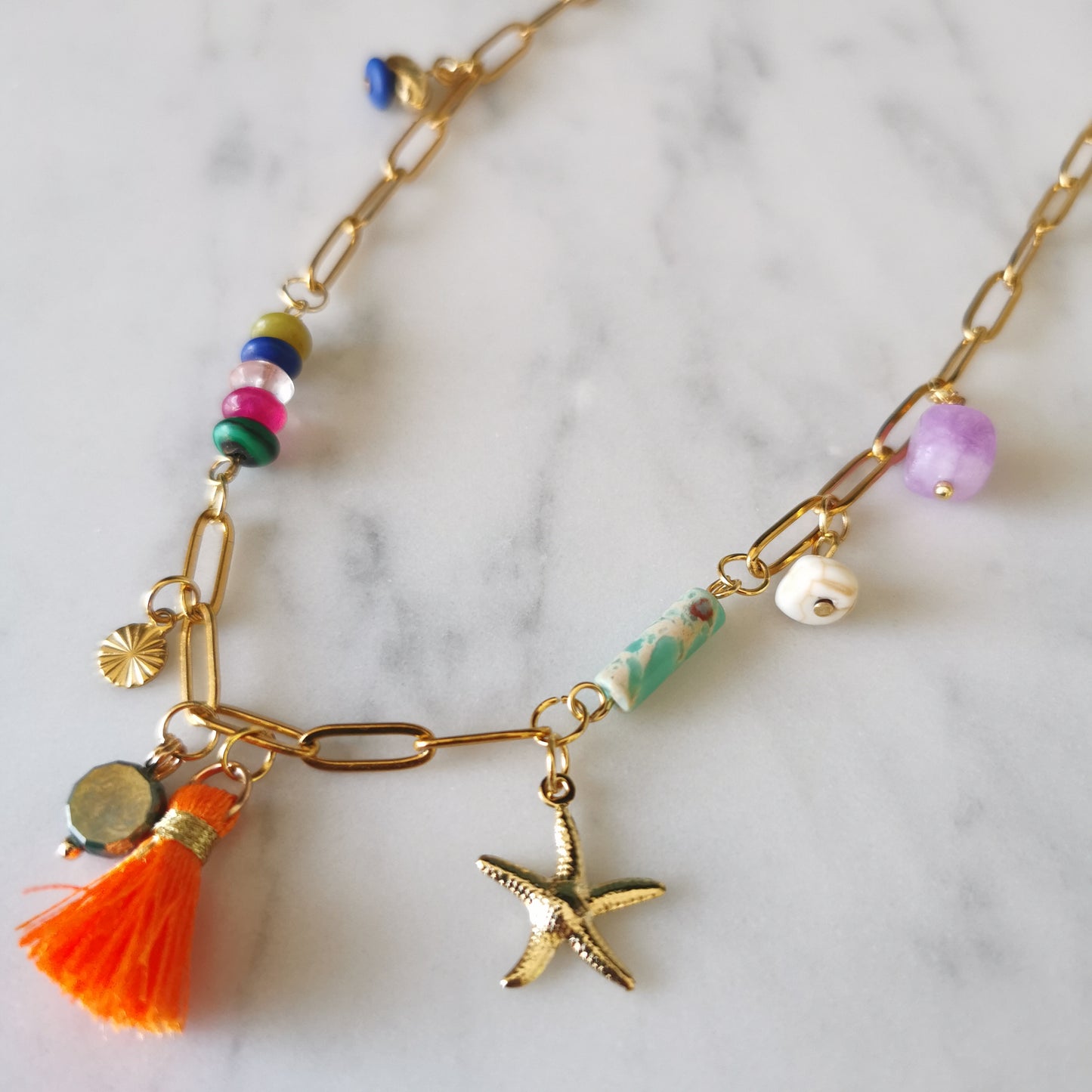 'Sunbeam' korte bedelketting