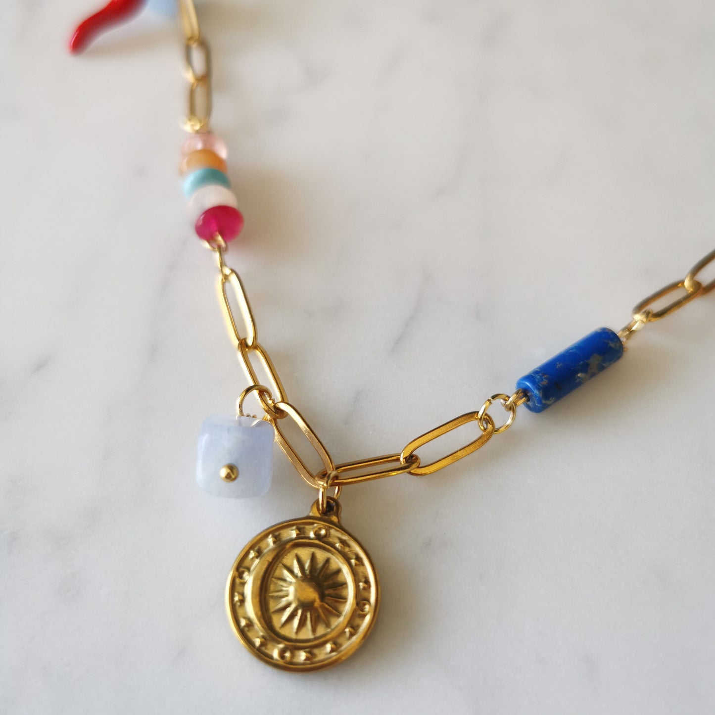 'Sunbeam' korte bedelketting