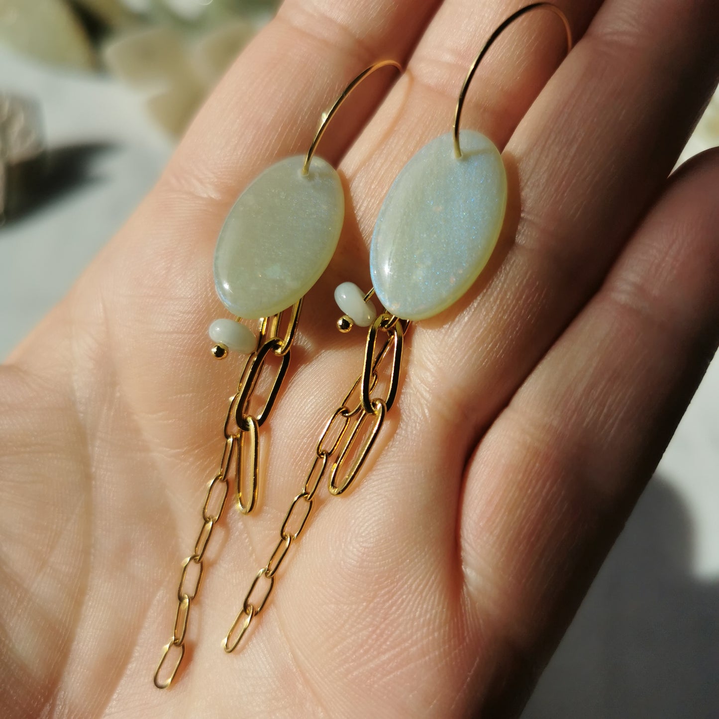 'serenity' charm hoop