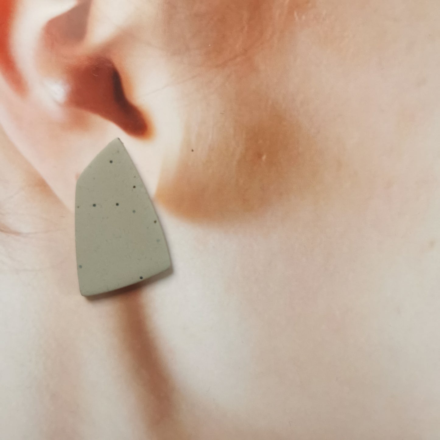 FALL Geo stud earring