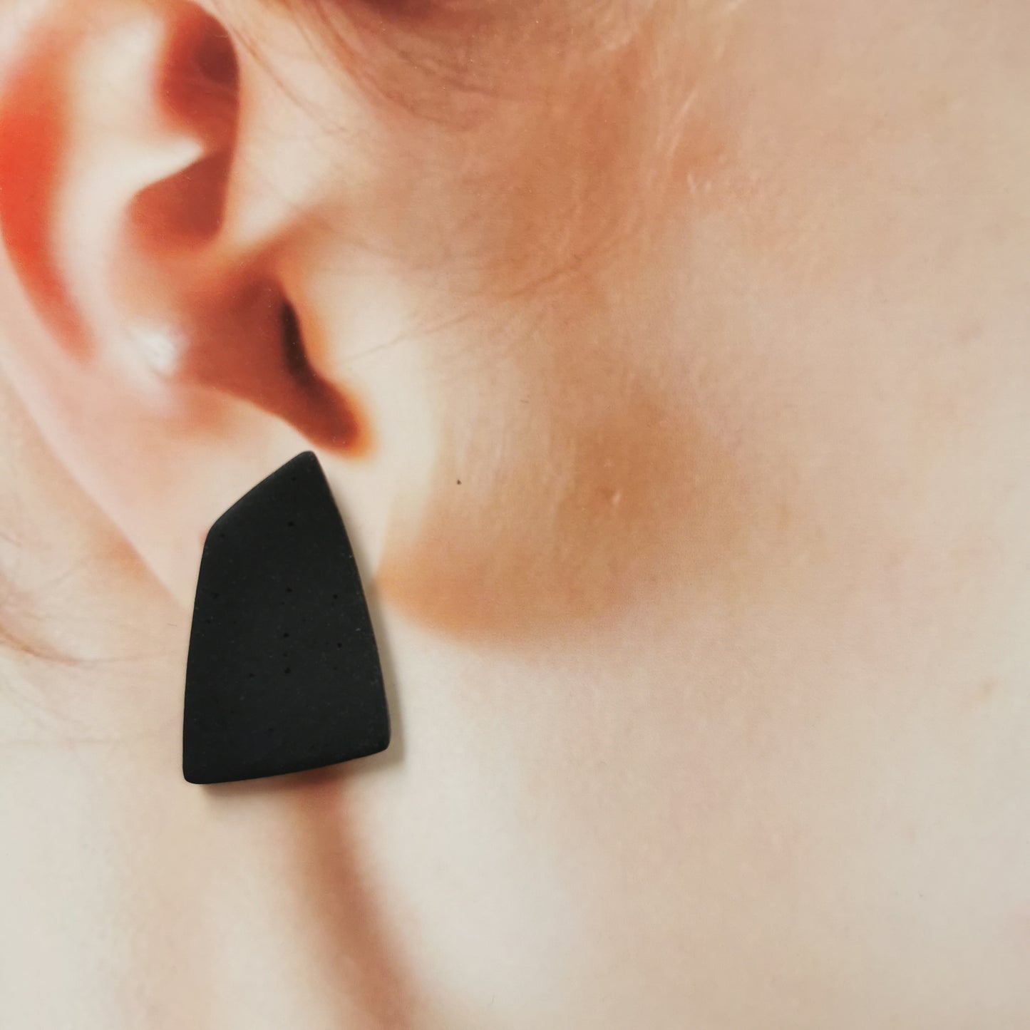 FALL Geo stud earring