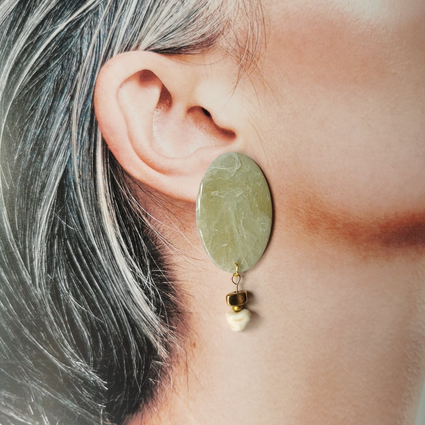 'serenity' charm studs