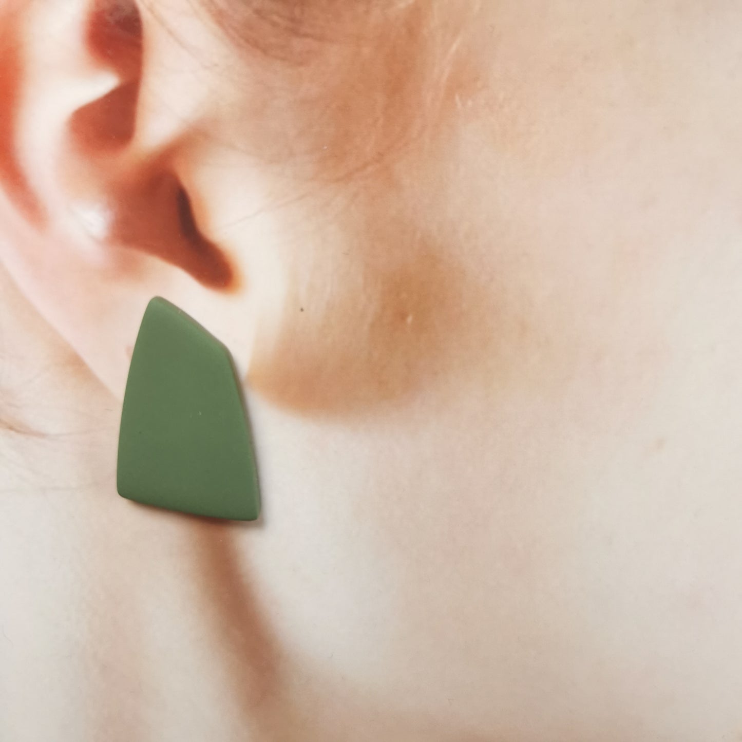 FALL Geo stud earring