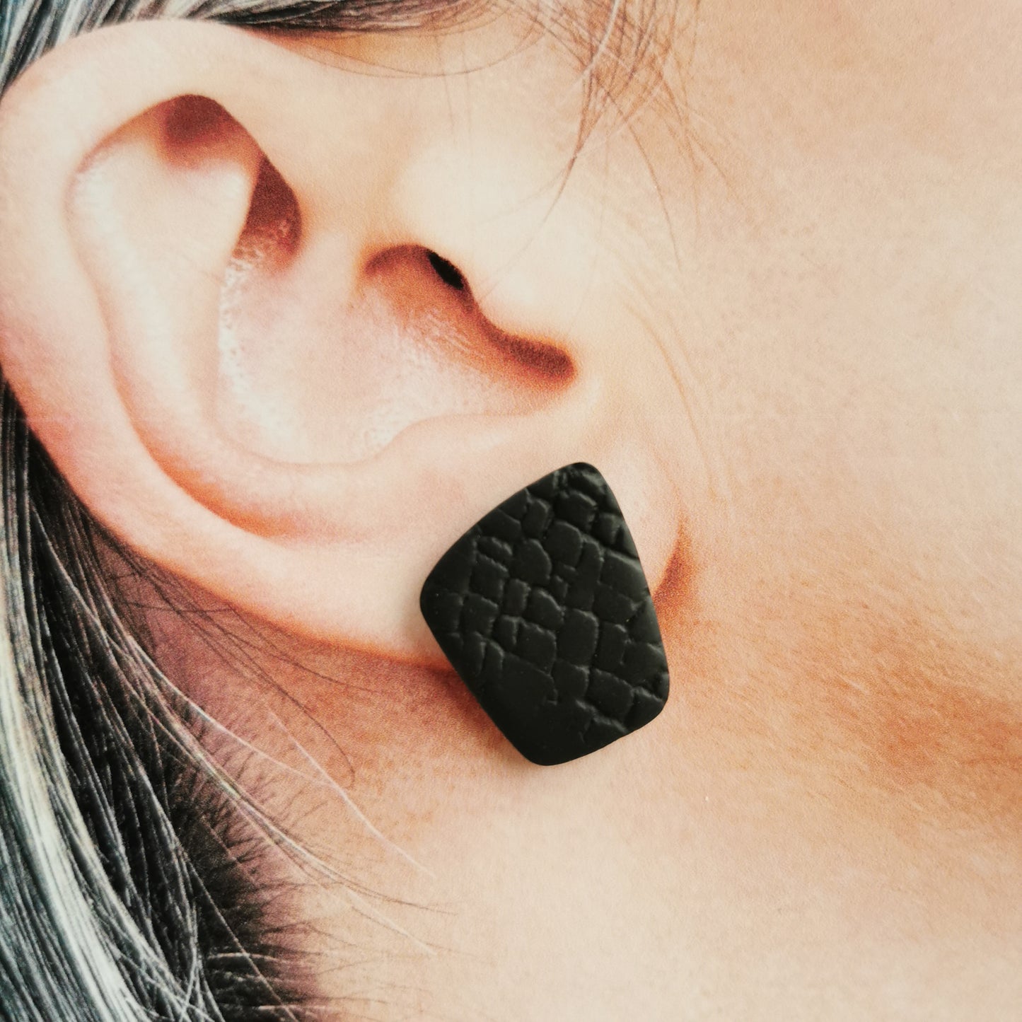 Faux Leather stud