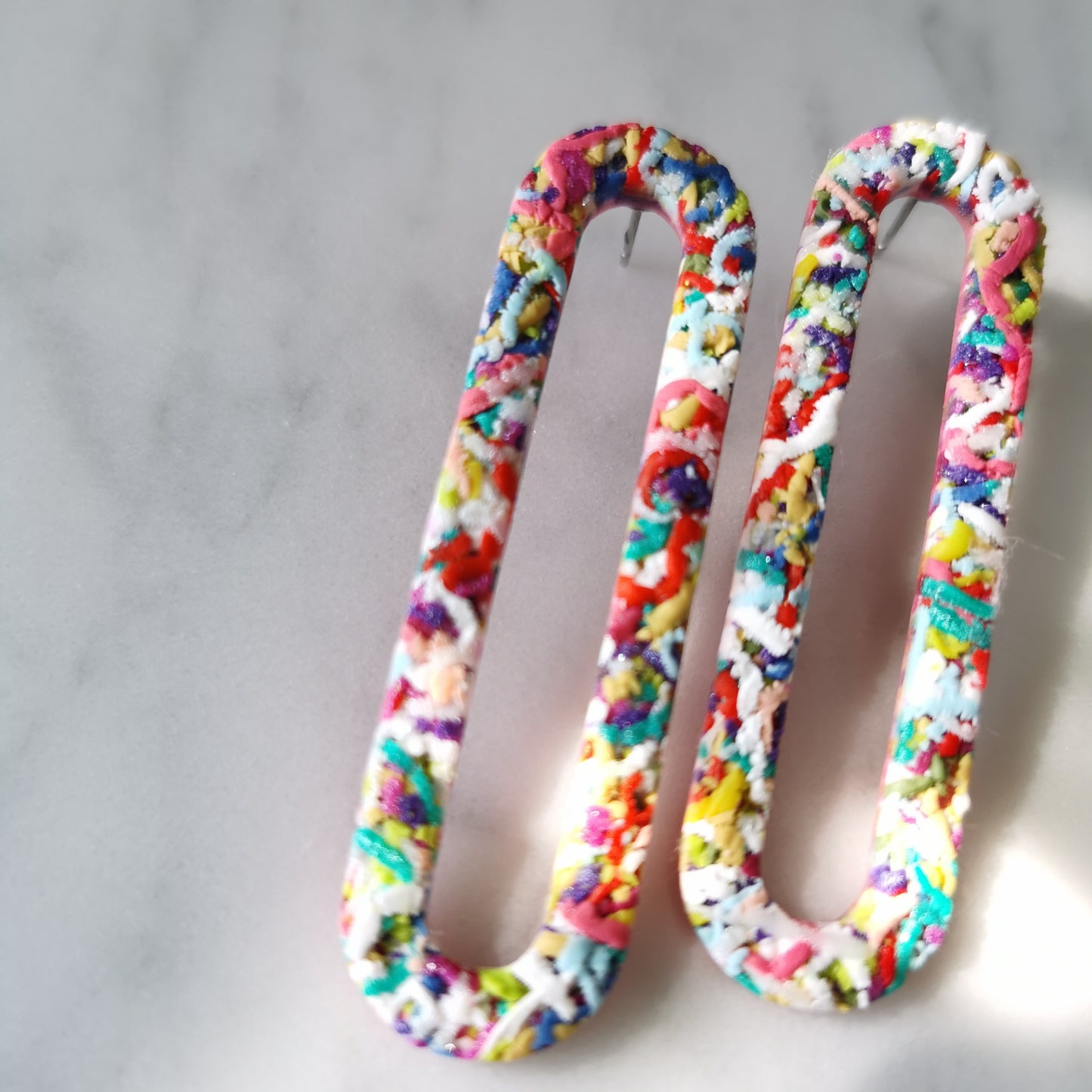 Sprinkle stretched donut