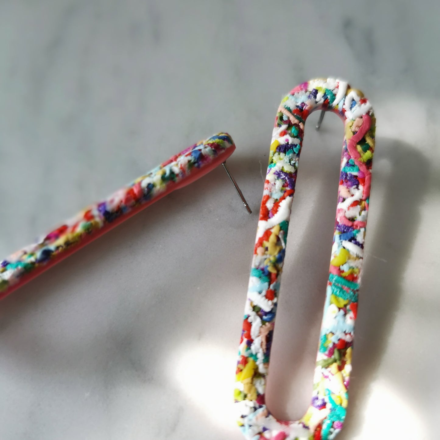 Sprinkle stretched donut