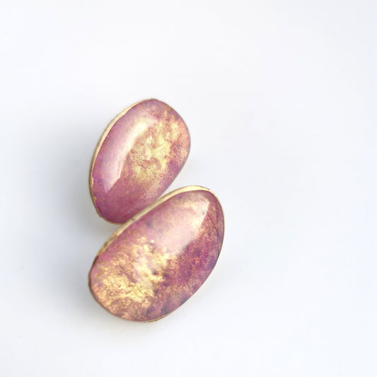 Pink bliss organic stud