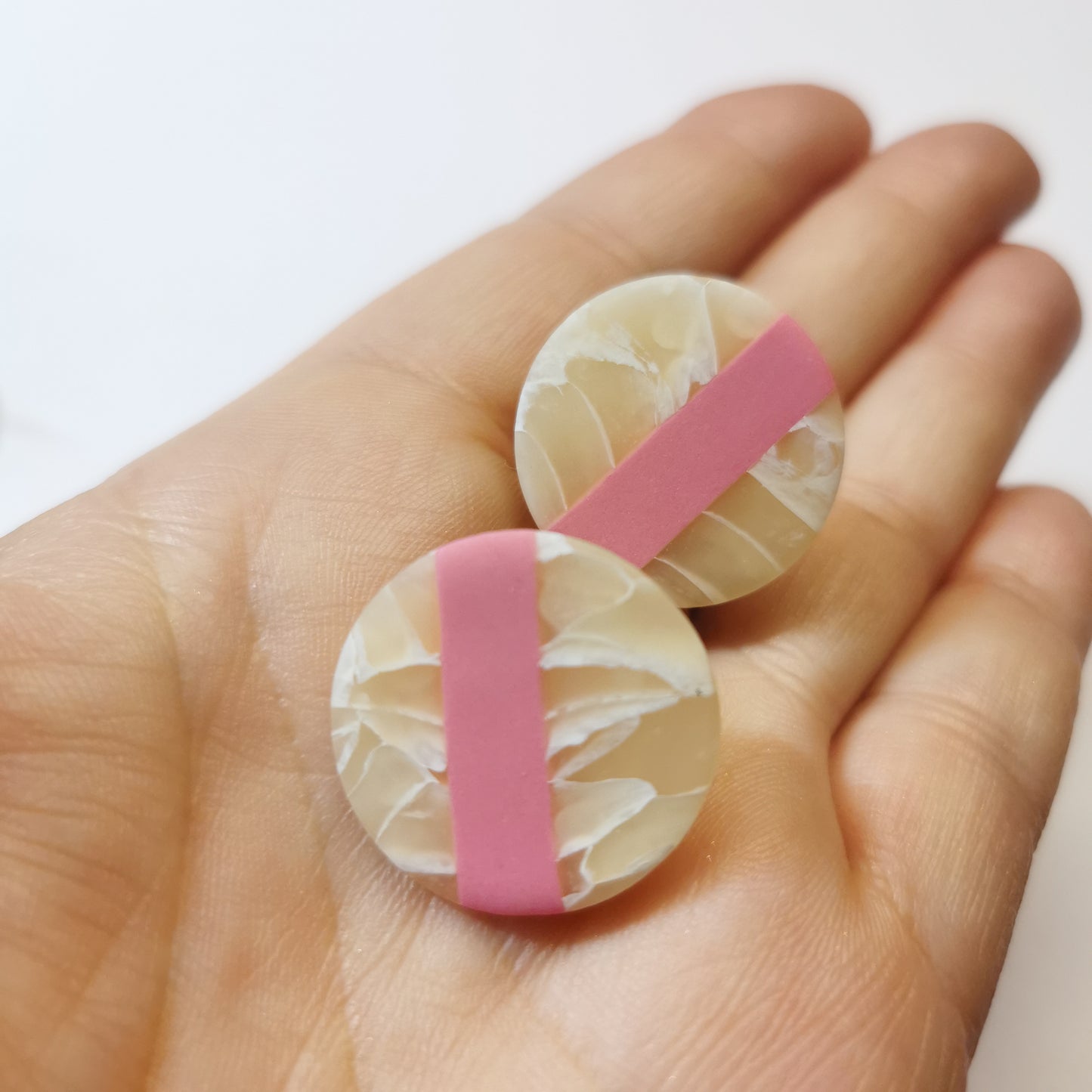 80's quartz maxi stud earring