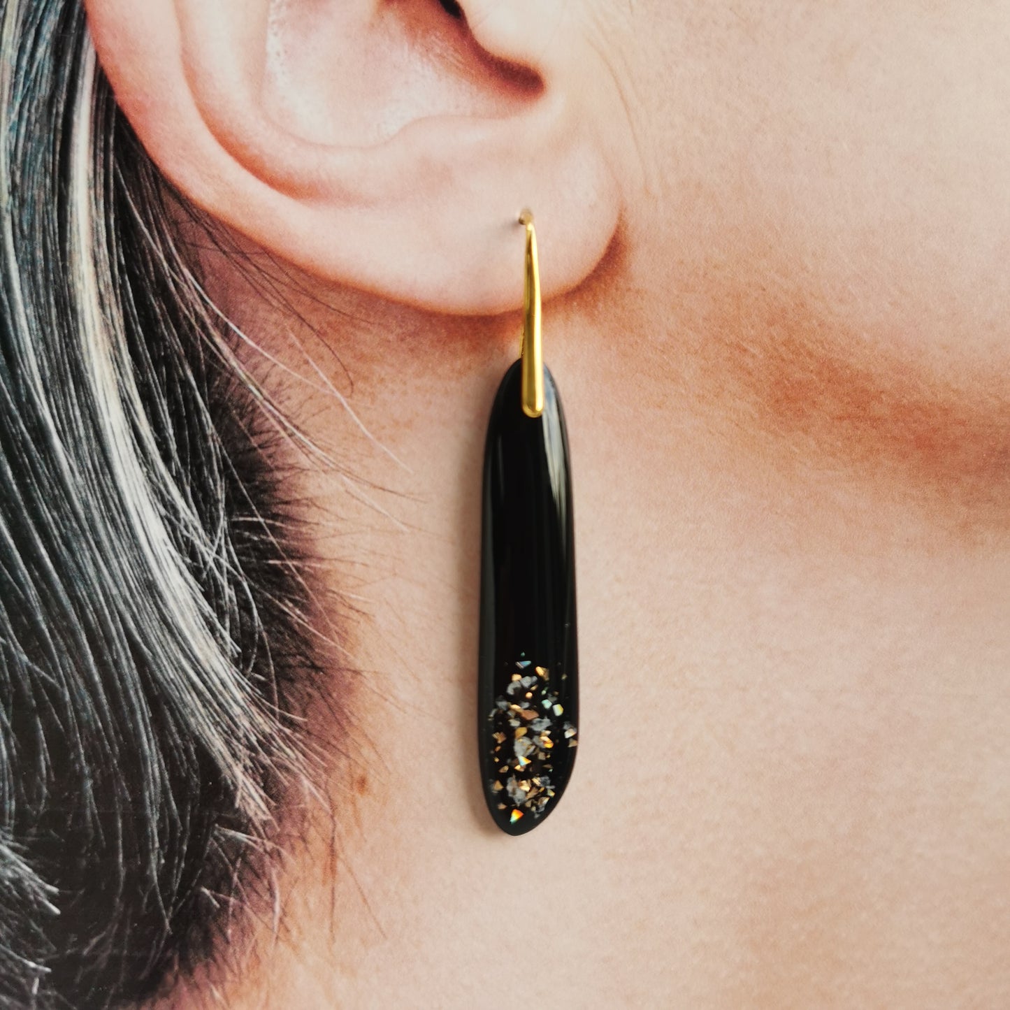 Drop earrings