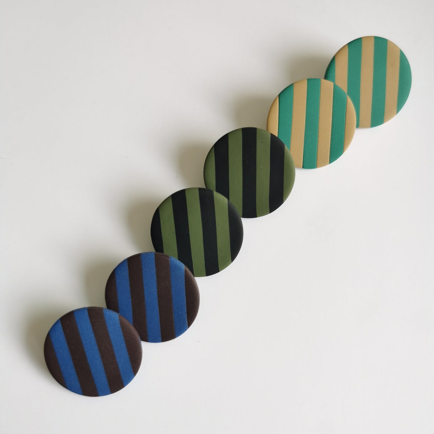 STRIPED fall stud 3cm