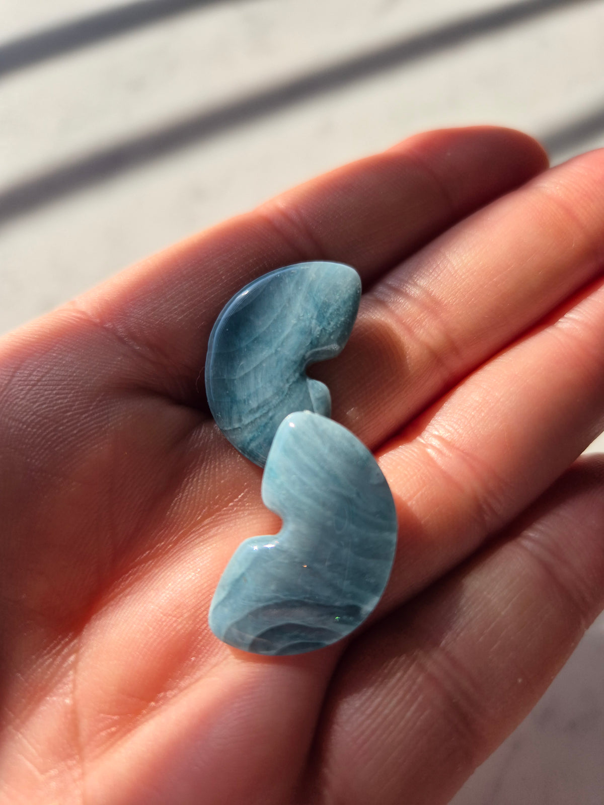 Blue jean studjes