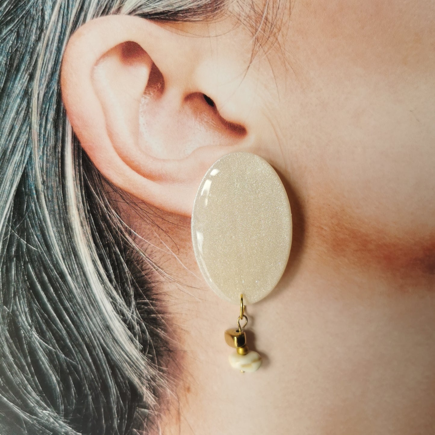 'serenity' charm studs