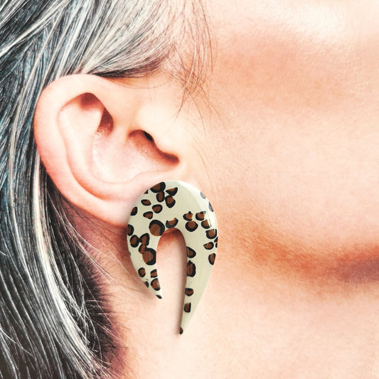 'Jungle' maxi statement stud