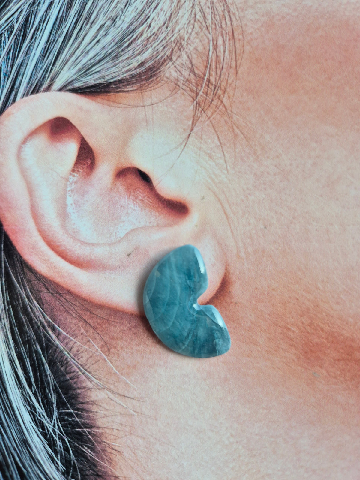 Blue jean studjes