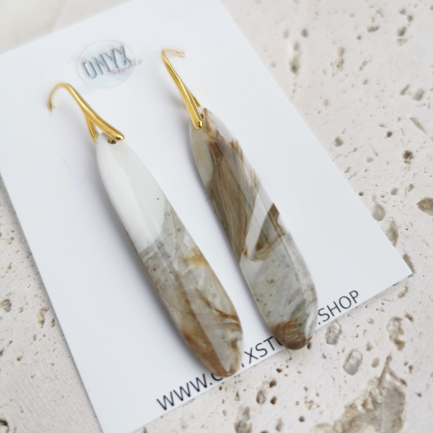 Drop earrings
