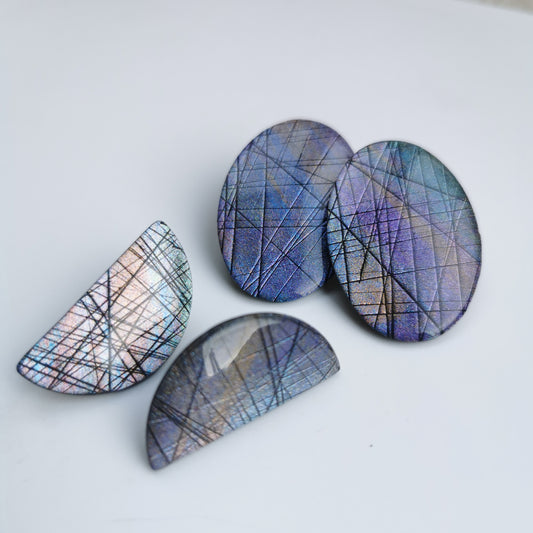 Labradoriet maxi stud