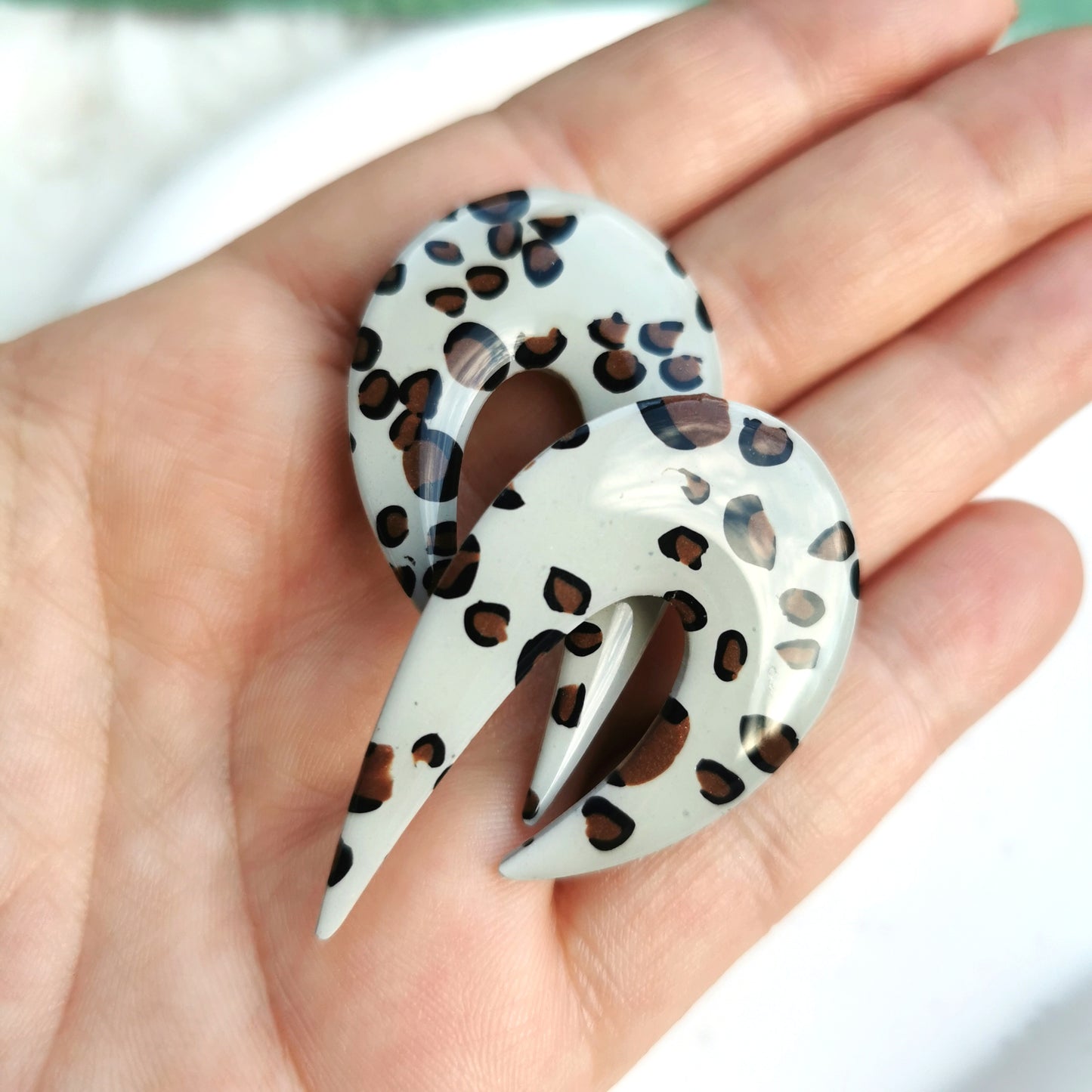 'Jungle' maxi statement stud