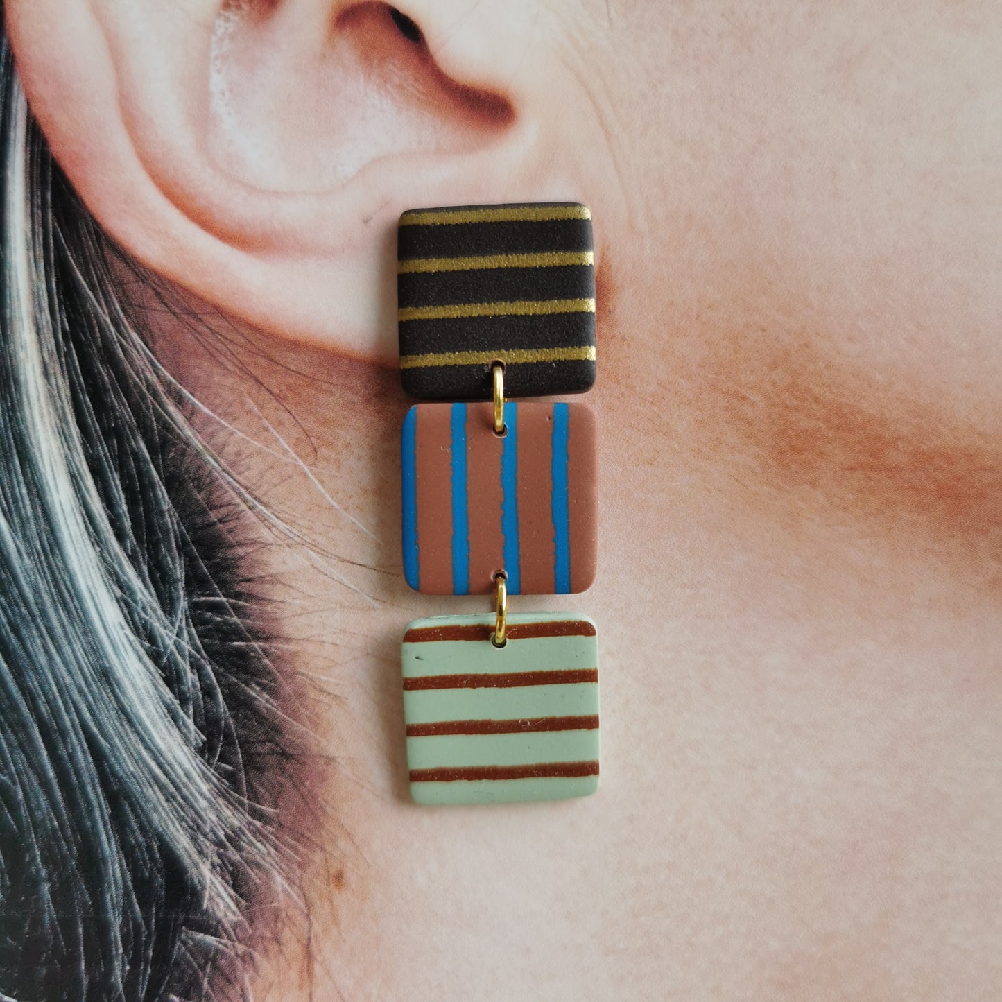 STRIPED fall dangles