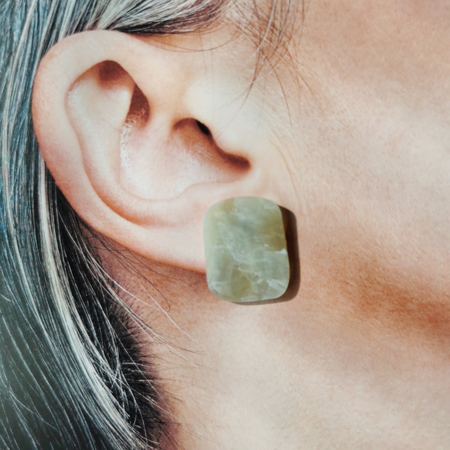 'serenity' jade stud