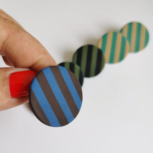 STRIPED fall stud 3cm