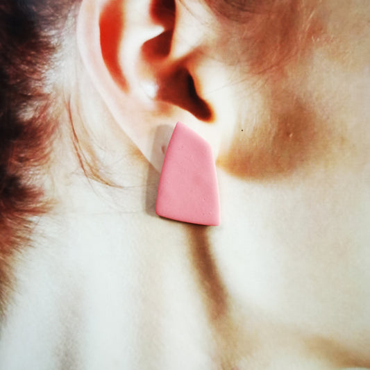 80's geo stud earing